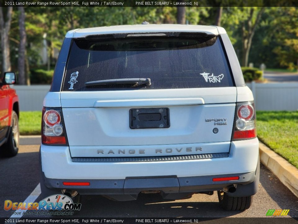 2011 Land Rover Range Rover Sport HSE Fuji White / Tan/Ebony Photo #8