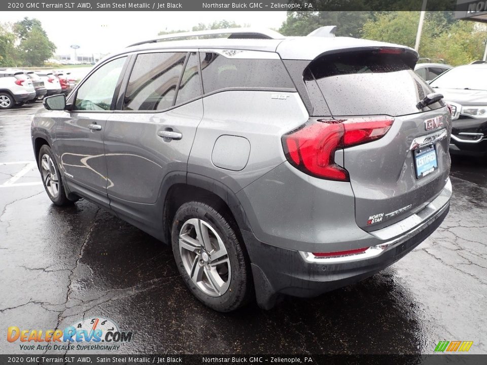 2020 GMC Terrain SLT AWD Satin Steel Metallic / Jet Black Photo #3