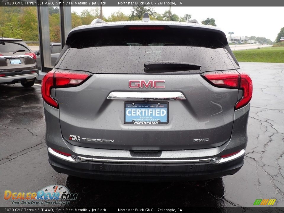 2020 GMC Terrain SLT AWD Satin Steel Metallic / Jet Black Photo #5