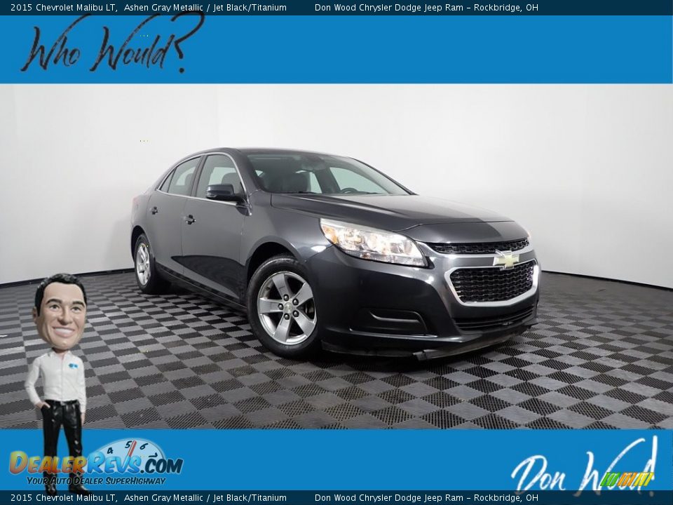 2015 Chevrolet Malibu LT Ashen Gray Metallic / Jet Black/Titanium Photo #1