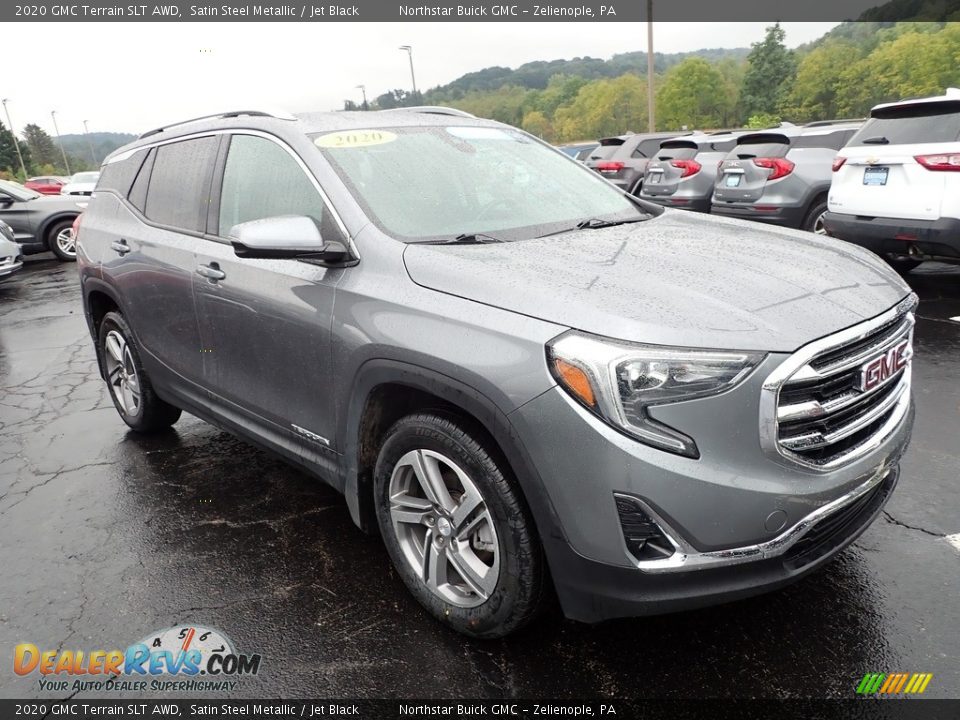 2020 GMC Terrain SLT AWD Satin Steel Metallic / Jet Black Photo #9