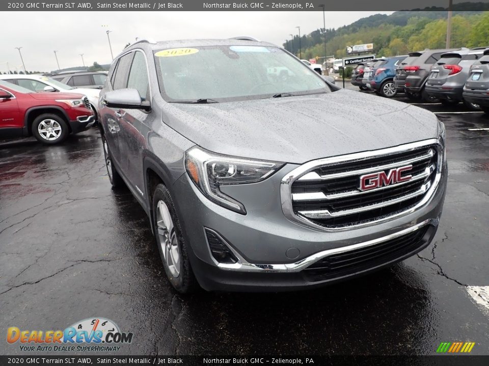 2020 GMC Terrain SLT AWD Satin Steel Metallic / Jet Black Photo #10