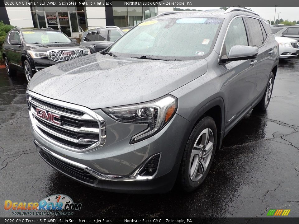 2020 GMC Terrain SLT AWD Satin Steel Metallic / Jet Black Photo #12