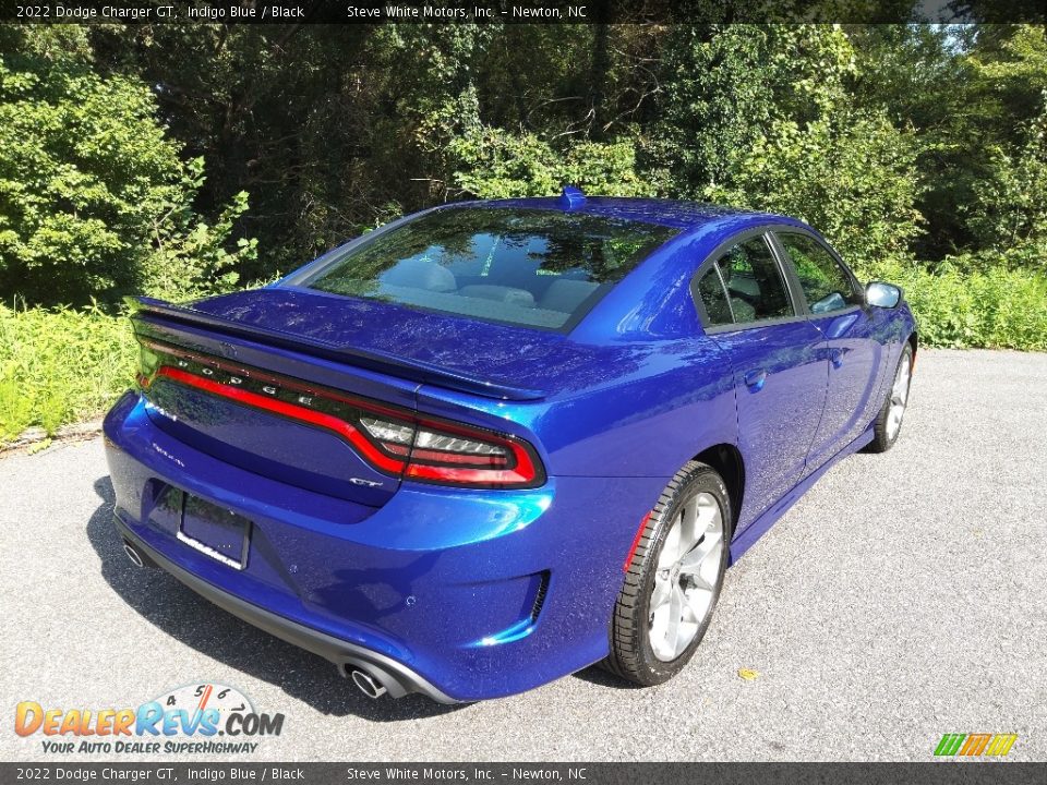 2022 Dodge Charger GT Indigo Blue / Black Photo #5