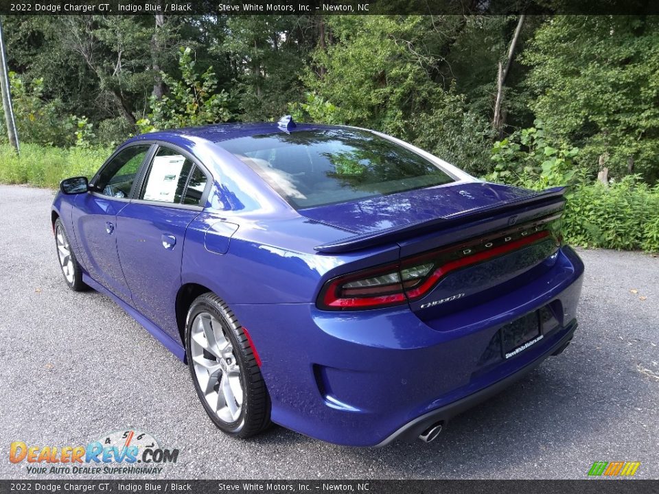 2022 Dodge Charger GT Indigo Blue / Black Photo #7