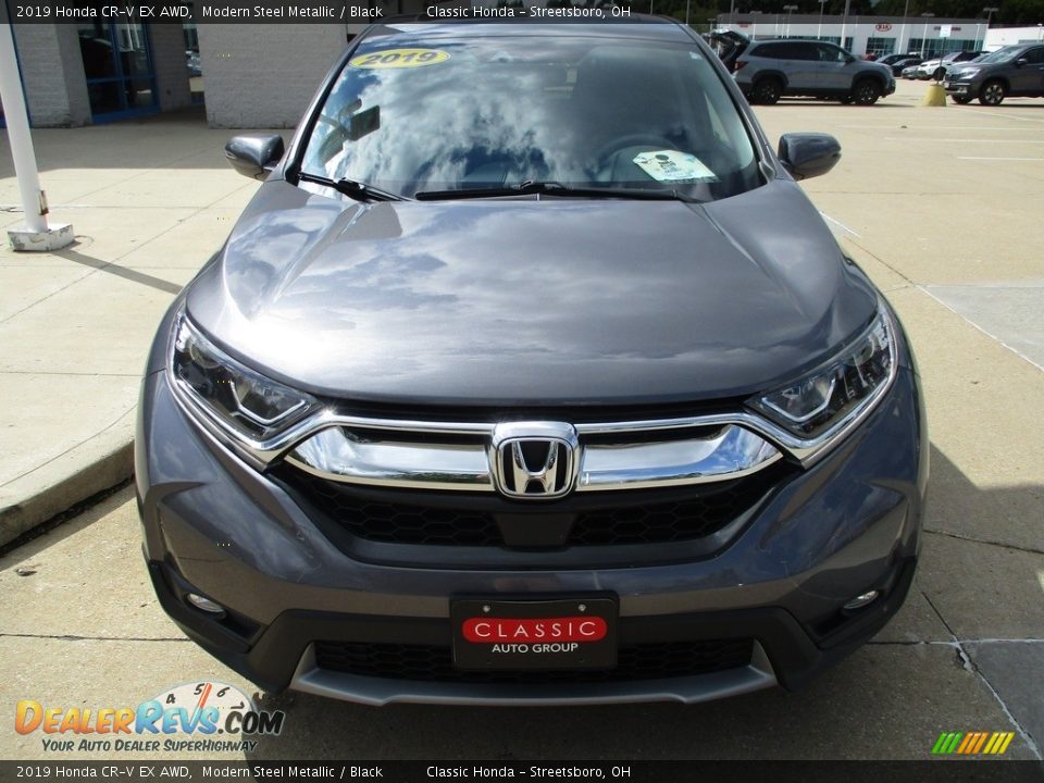2019 Honda CR-V EX AWD Modern Steel Metallic / Black Photo #2