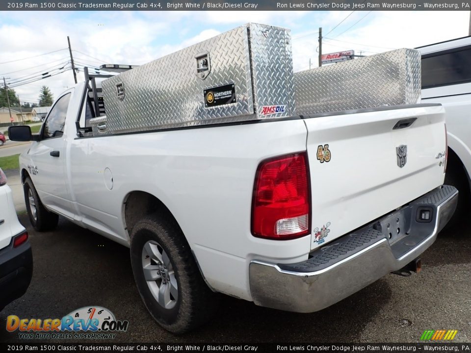 2019 Ram 1500 Classic Tradesman Regular Cab 4x4 Bright White / Black/Diesel Gray Photo #2