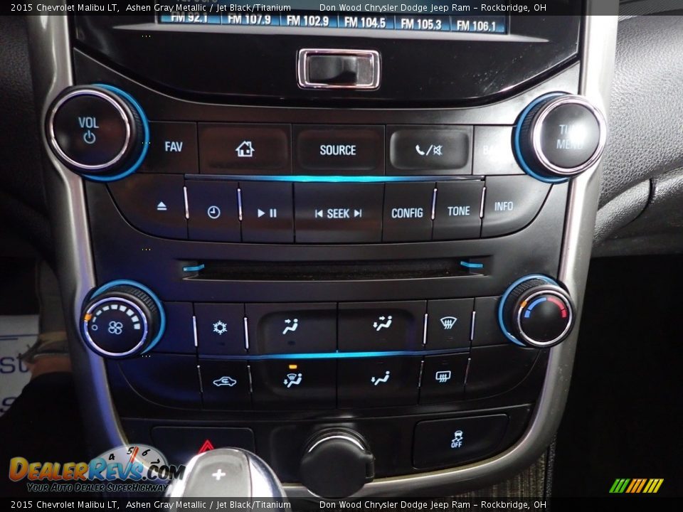 2015 Chevrolet Malibu LT Ashen Gray Metallic / Jet Black/Titanium Photo #18