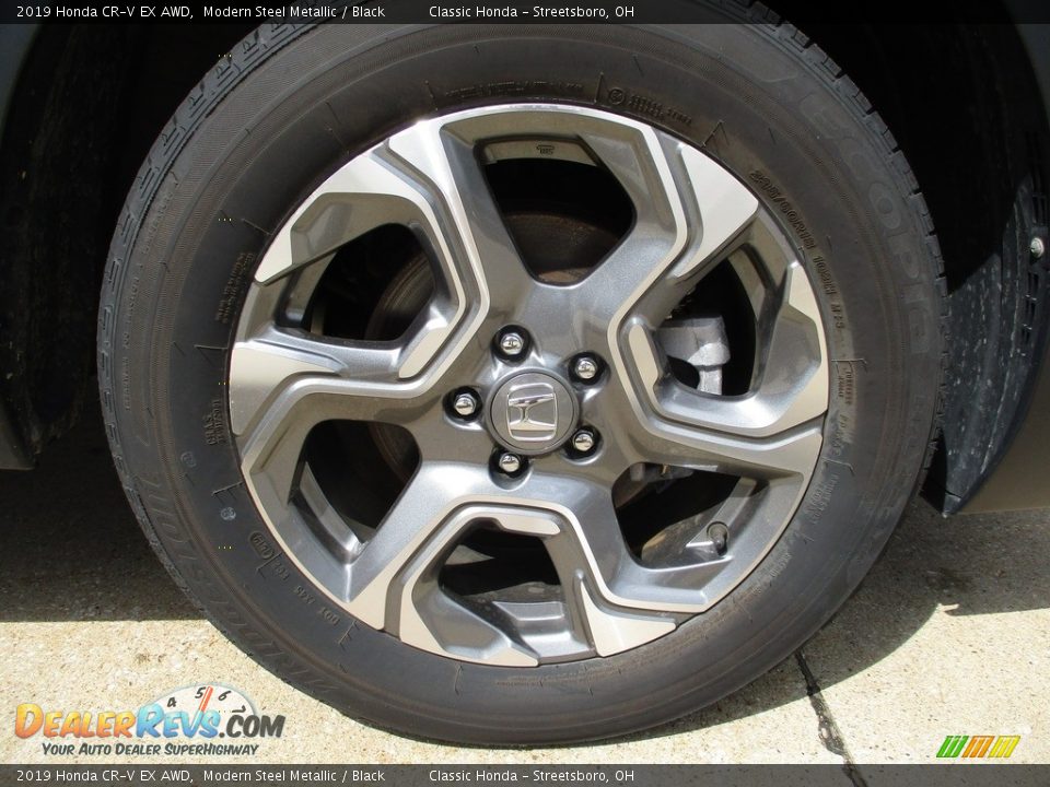2019 Honda CR-V EX AWD Modern Steel Metallic / Black Photo #5
