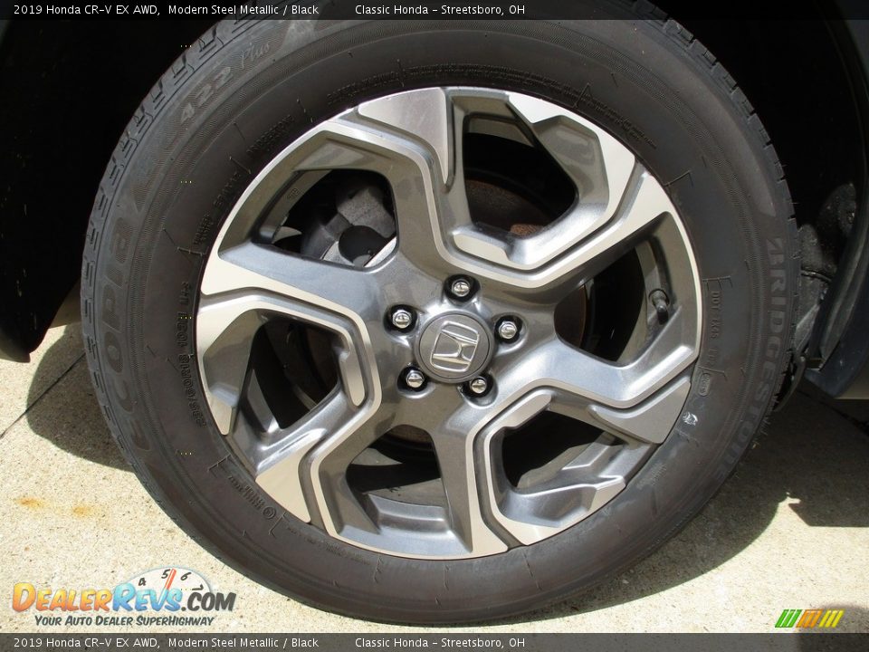 2019 Honda CR-V EX AWD Modern Steel Metallic / Black Photo #6