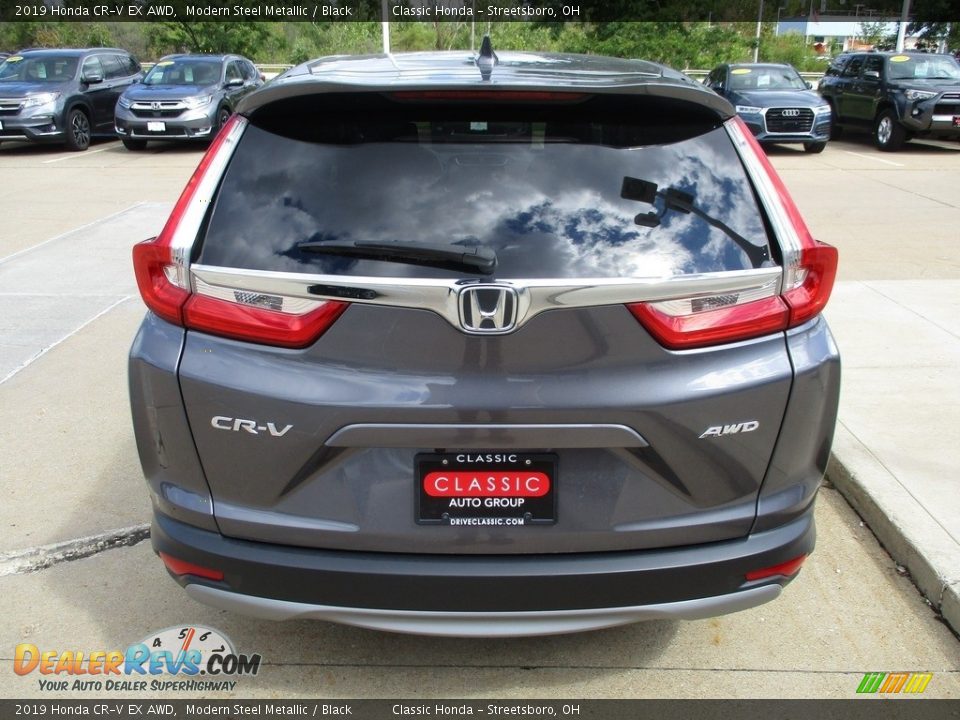 2019 Honda CR-V EX AWD Modern Steel Metallic / Black Photo #8