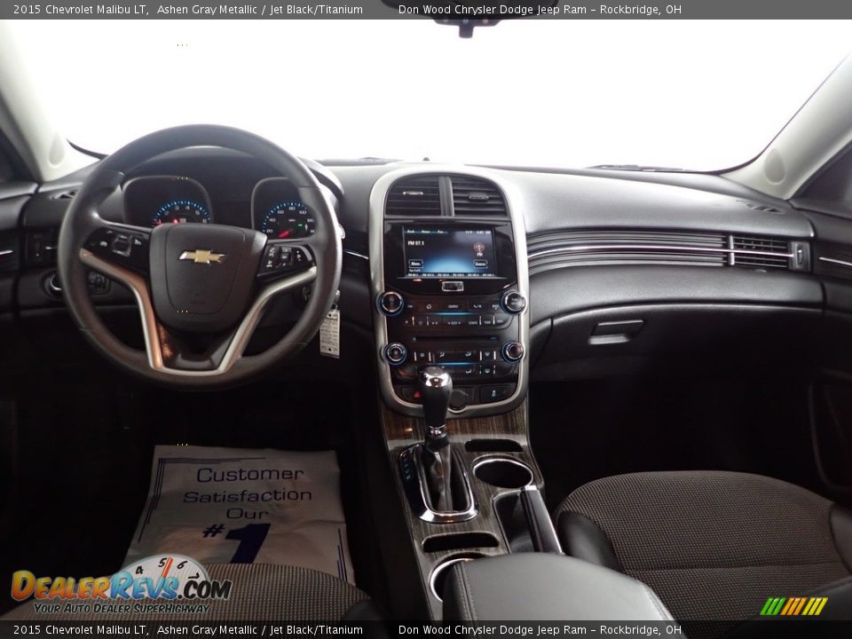 2015 Chevrolet Malibu LT Ashen Gray Metallic / Jet Black/Titanium Photo #24