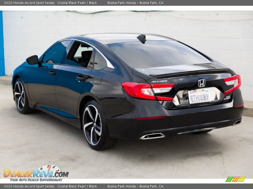 2020 Honda Accord Sport Sedan Crystal Black Pearl / Black Photo #2