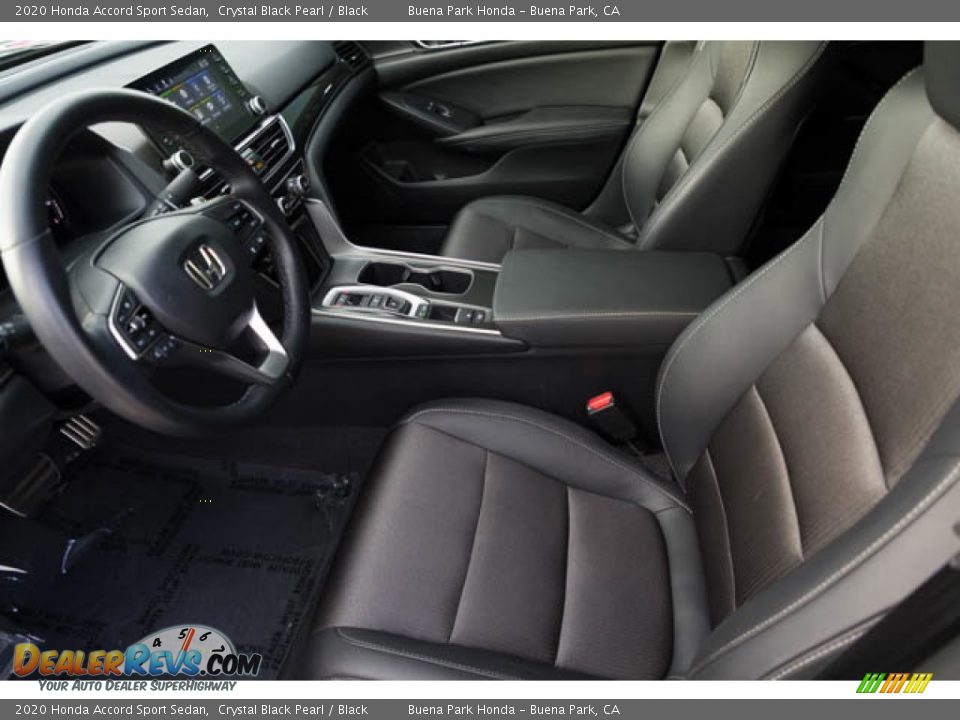 2020 Honda Accord Sport Sedan Crystal Black Pearl / Black Photo #3