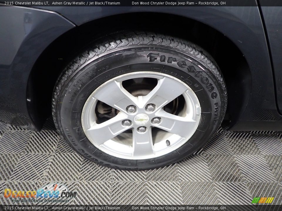 2015 Chevrolet Malibu LT Ashen Gray Metallic / Jet Black/Titanium Photo #29