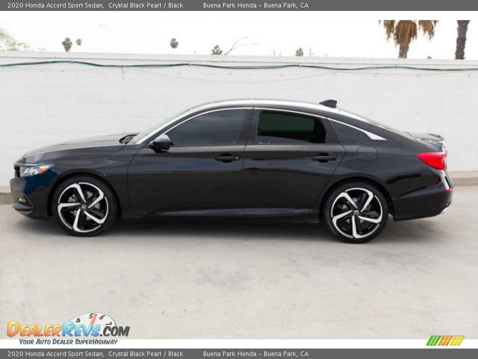 2020 Honda Accord Sport Sedan Crystal Black Pearl / Black Photo #8