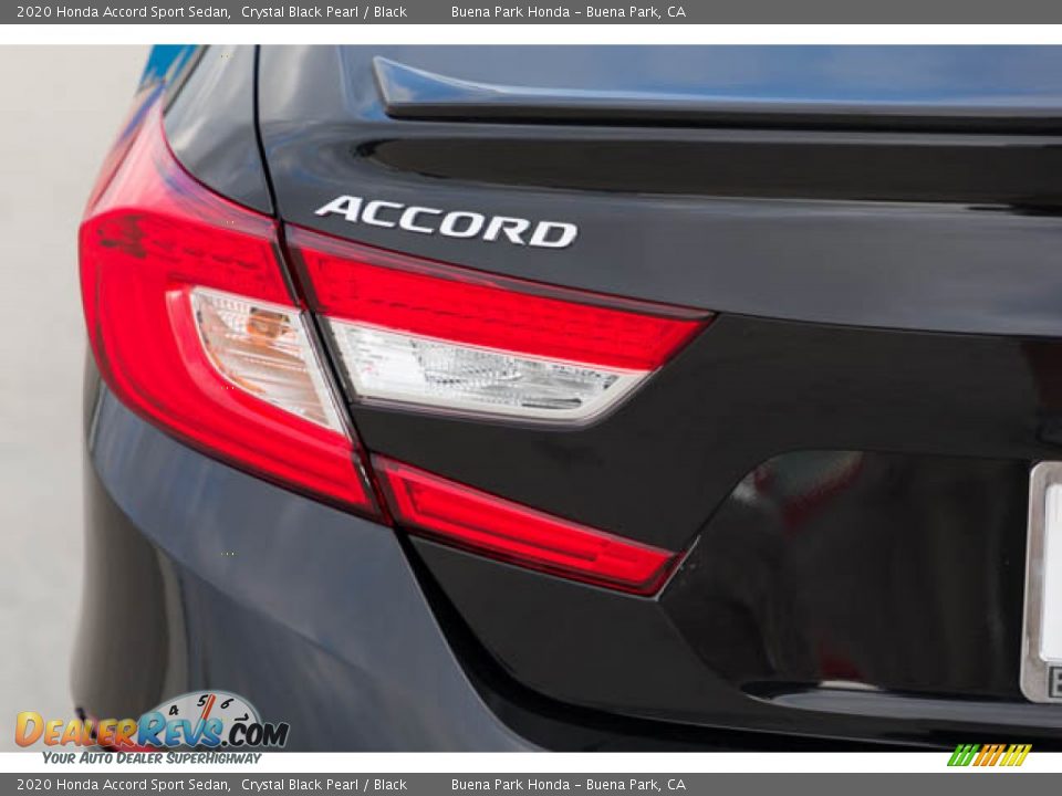 2020 Honda Accord Sport Sedan Crystal Black Pearl / Black Photo #10