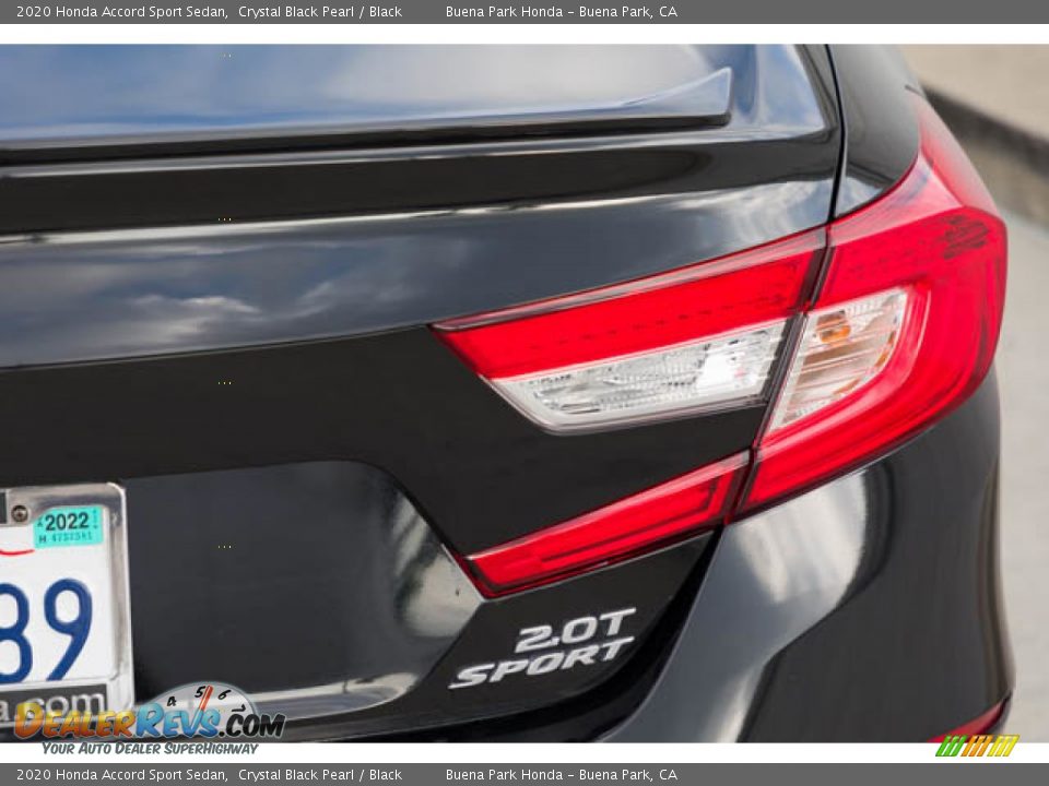 2020 Honda Accord Sport Sedan Crystal Black Pearl / Black Photo #11