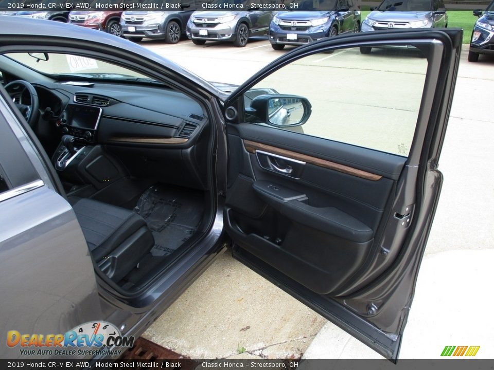 2019 Honda CR-V EX AWD Modern Steel Metallic / Black Photo #17