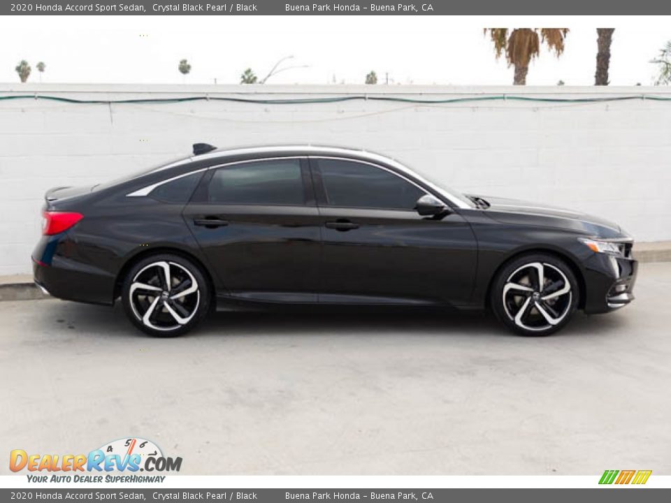 2020 Honda Accord Sport Sedan Crystal Black Pearl / Black Photo #12