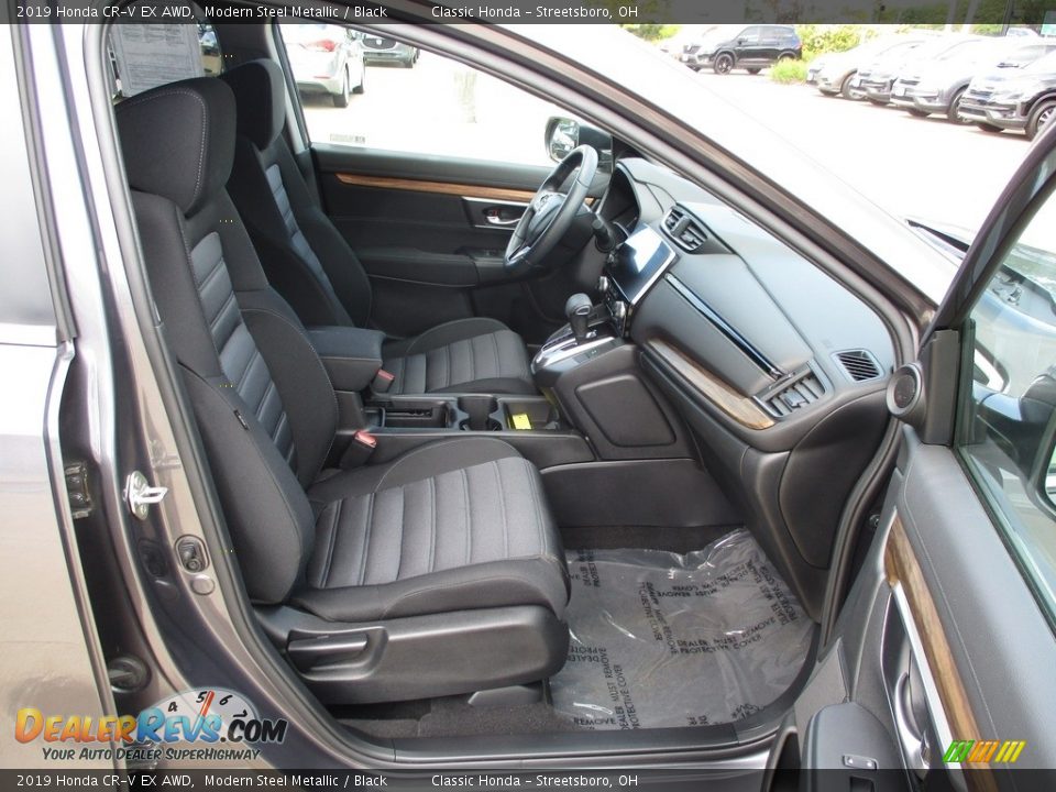 2019 Honda CR-V EX AWD Modern Steel Metallic / Black Photo #18