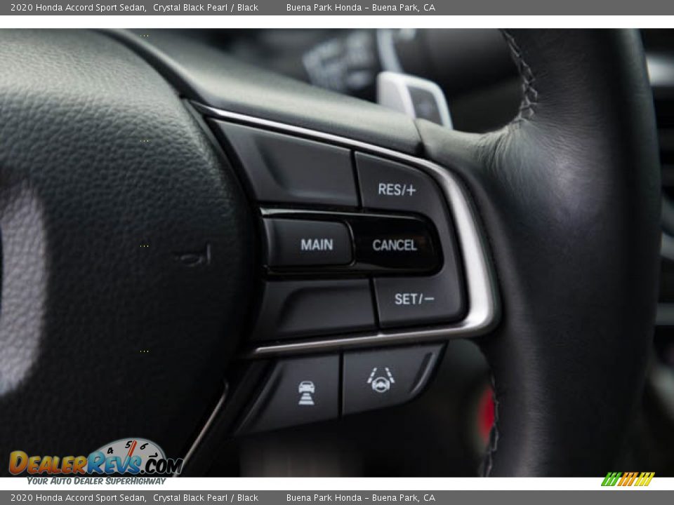 2020 Honda Accord Sport Sedan Crystal Black Pearl / Black Photo #15
