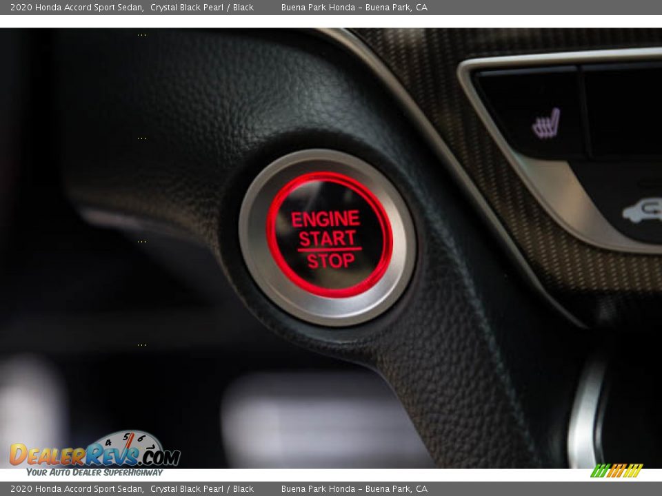 2020 Honda Accord Sport Sedan Crystal Black Pearl / Black Photo #16
