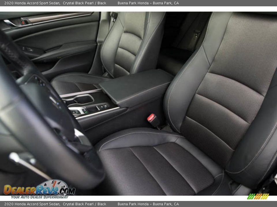 2020 Honda Accord Sport Sedan Crystal Black Pearl / Black Photo #19