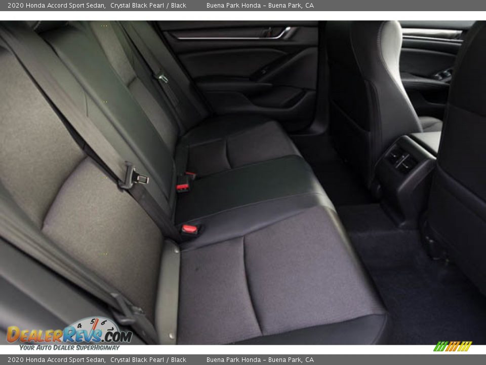 2020 Honda Accord Sport Sedan Crystal Black Pearl / Black Photo #23