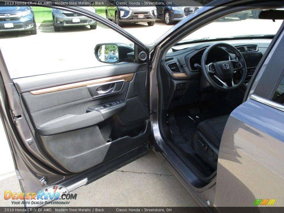 2019 Honda CR-V EX AWD Modern Steel Metallic / Black Photo #27
