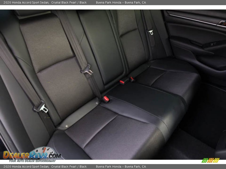 2020 Honda Accord Sport Sedan Crystal Black Pearl / Black Photo #24