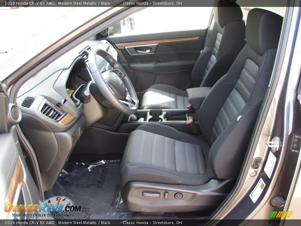2019 Honda CR-V EX AWD Modern Steel Metallic / Black Photo #28