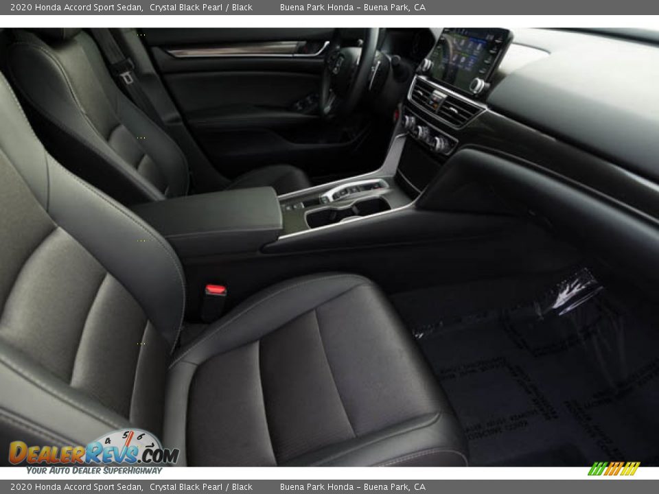 2020 Honda Accord Sport Sedan Crystal Black Pearl / Black Photo #25