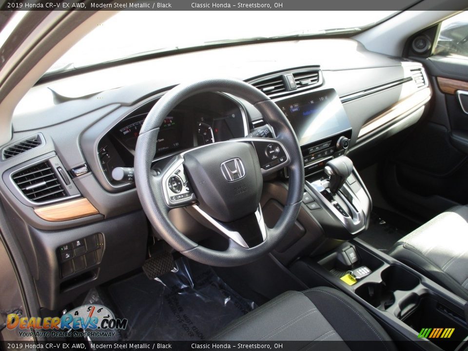 2019 Honda CR-V EX AWD Modern Steel Metallic / Black Photo #30