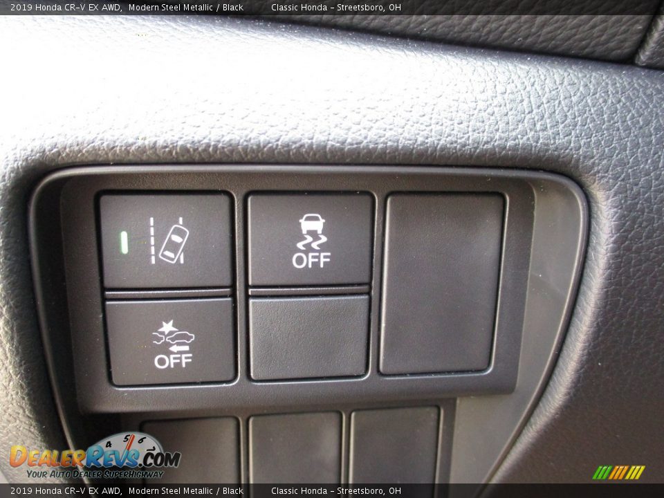 2019 Honda CR-V EX AWD Modern Steel Metallic / Black Photo #31