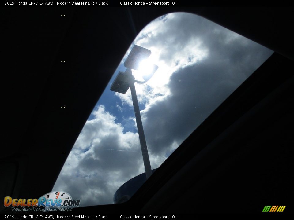 2019 Honda CR-V EX AWD Modern Steel Metallic / Black Photo #35