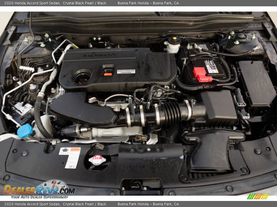 2020 Honda Accord Sport Sedan Crystal Black Pearl / Black Photo #35