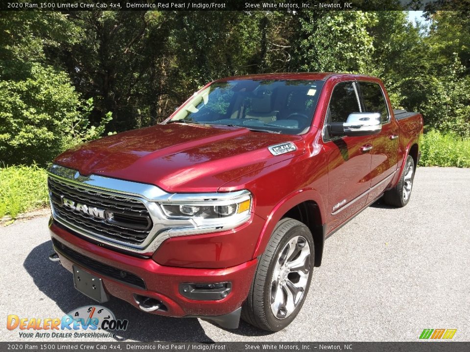 2020 Ram 1500 Limited Crew Cab 4x4 Delmonico Red Pearl / Indigo/Frost Photo #3