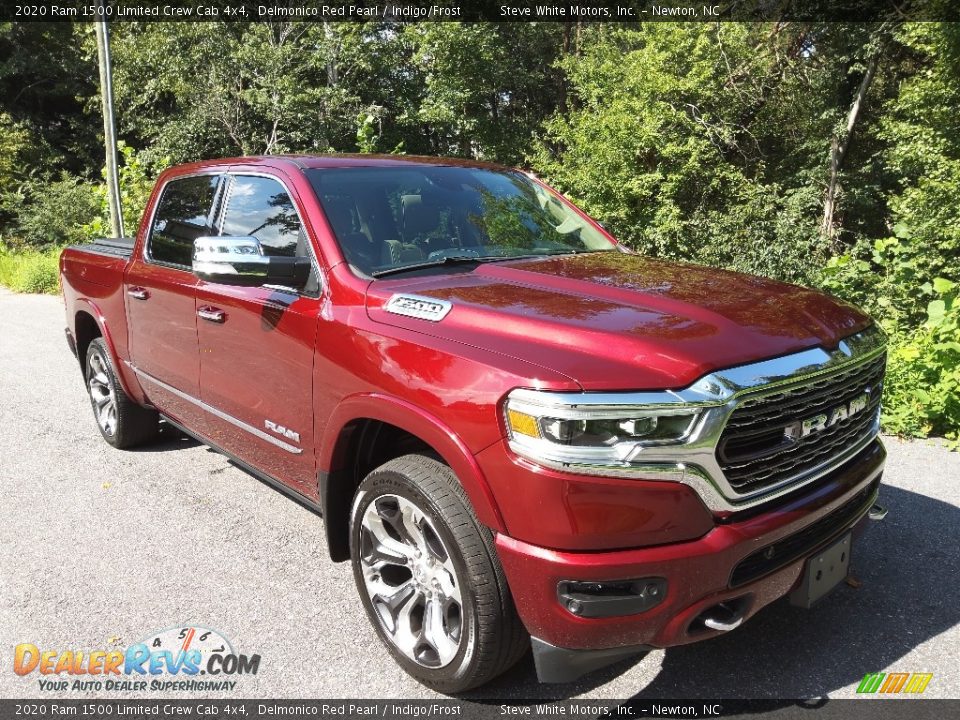 2020 Ram 1500 Limited Crew Cab 4x4 Delmonico Red Pearl / Indigo/Frost Photo #5