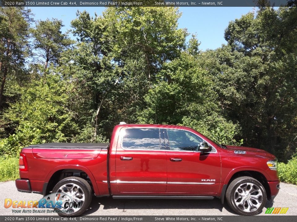 2020 Ram 1500 Limited Crew Cab 4x4 Delmonico Red Pearl / Indigo/Frost Photo #6