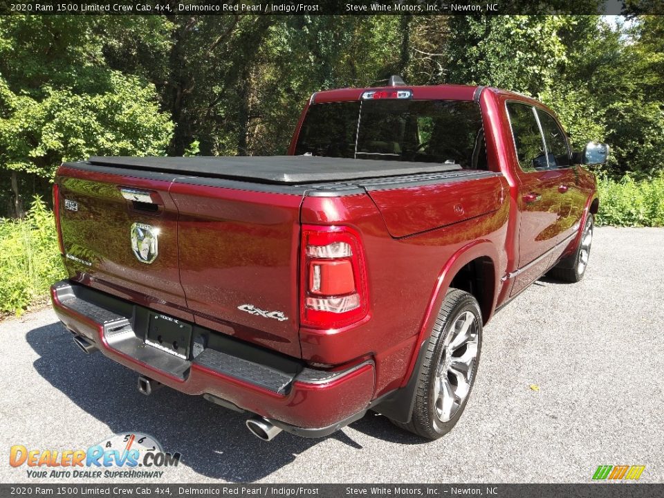 2020 Ram 1500 Limited Crew Cab 4x4 Delmonico Red Pearl / Indigo/Frost Photo #7