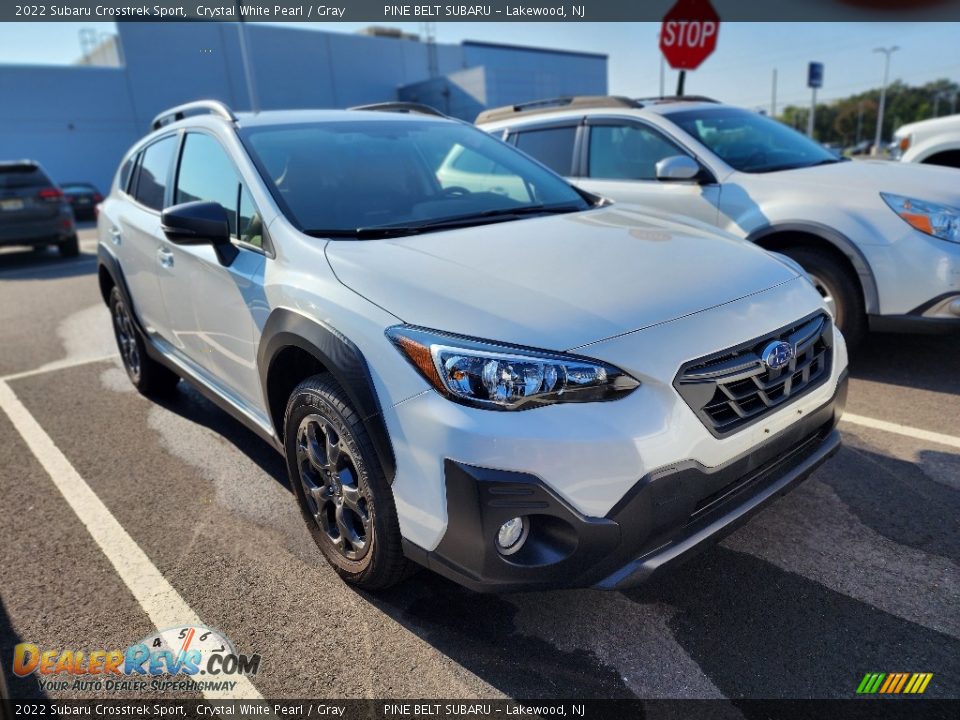 2022 Subaru Crosstrek Sport Crystal White Pearl / Gray Photo #3