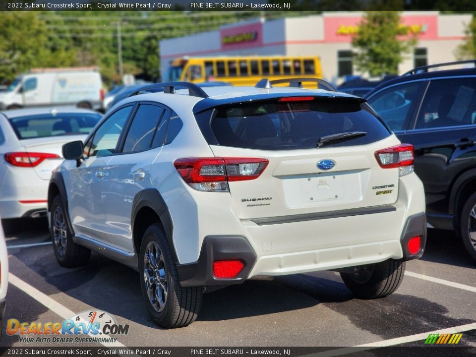 2022 Subaru Crosstrek Sport Crystal White Pearl / Gray Photo #7