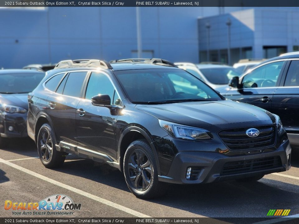 2021 Subaru Outback Onyx Edition XT Crystal Black Silica / Gray Photo #4