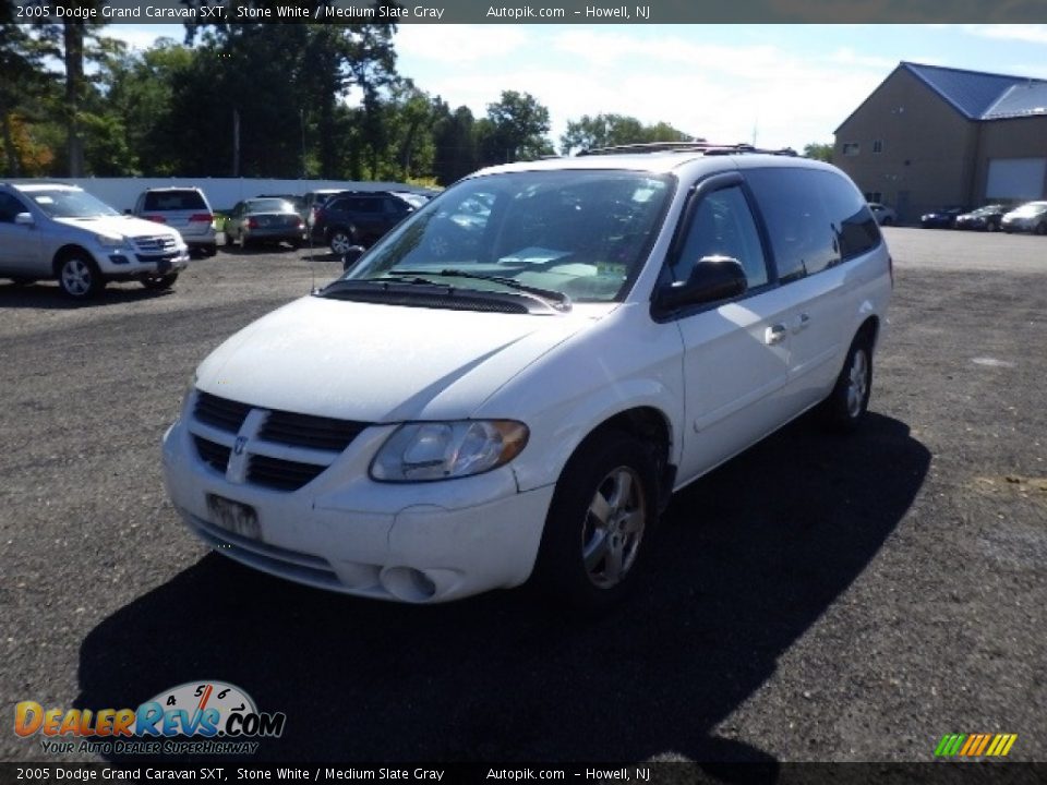 2005 Dodge Grand Caravan SXT Stone White / Medium Slate Gray Photo #1