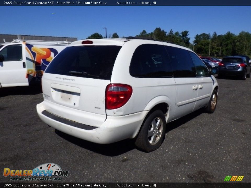 2005 Dodge Grand Caravan SXT Stone White / Medium Slate Gray Photo #6