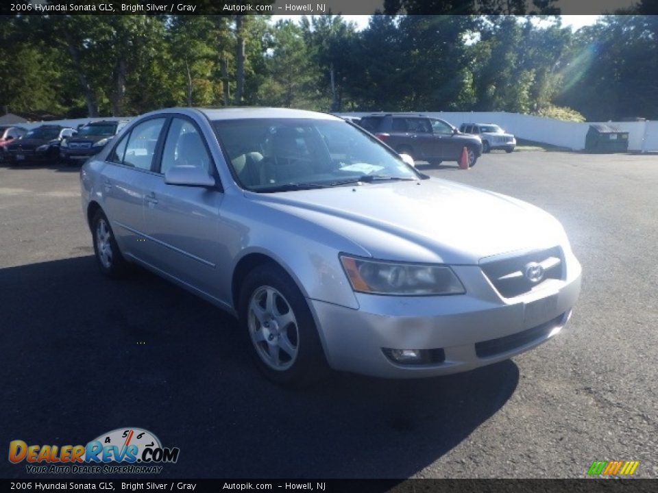 2006 Hyundai Sonata GLS Bright Silver / Gray Photo #3