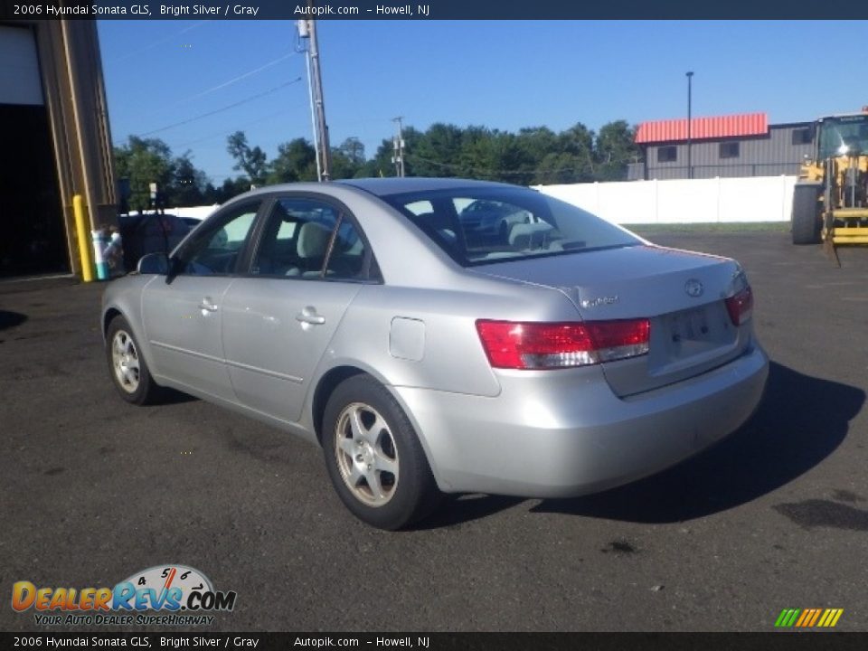 2006 Hyundai Sonata GLS Bright Silver / Gray Photo #4