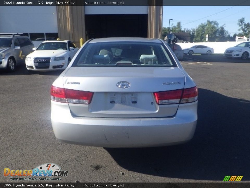 2006 Hyundai Sonata GLS Bright Silver / Gray Photo #5