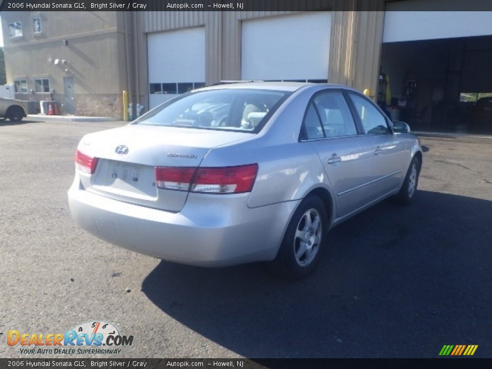 2006 Hyundai Sonata GLS Bright Silver / Gray Photo #6